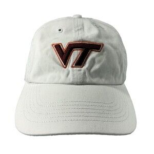 NCAA Virginia Tech Hokies 47 Brand  XL Stretch Fitted White Hat
